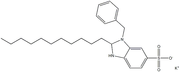  1-Benzyl-2,3-dihydro-2-undecyl-1H-benzimidazole-6-sulfonic acid potassium salt