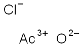 Actinium chlorideoxide Struktur