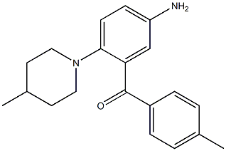 5-Amino-4'-methyl-2-(4-methyl-1-piperidinyl)benzophenone|