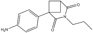 1-(4-Aminophenyl)-3-propyl-3-azabicyclo[3.1.1]heptane-2,4-dione