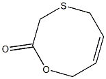 5,8-Dihydro-1,4-oxathiocin-2(3H)-one Structure