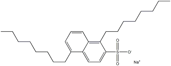 1,5-Dioctyl-2-naphthalenesulfonic acid sodium salt