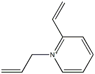 1-アリル-2-ビニルピリジニウム 化学構造式