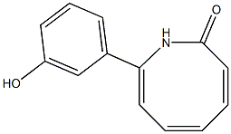 8-(3-Hydroxyphenyl)azocin-2(1H)-one Struktur