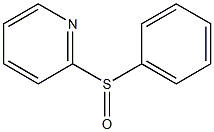 Phenyl 2-pyridyl sulfoxide Struktur