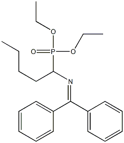  [1-(Diphenylmethylene)aminopentyl]phosphonic acid diethyl ester