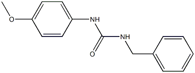 1-Benzyl-3-(p-methoxyphenyl)urea Structure