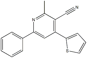 4-(2-Thienyl)-6-phenyl-3-cyano-2-methylpyridine
