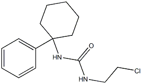 1-(2-Chloroethyl)-3-(1-phenylcyclohexyl)urea Structure