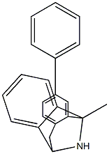 3-Phenyl-5-methyl-10,11-dihydro-5H-dibenzo[a,d]cyclohepten-5,10-imine 结构式