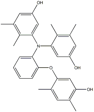 N,N-Bis(5-hydroxy-2,3-dimethylphenyl)-2-(5-hydroxy-2,4-dimethylphenoxy)benzenamine