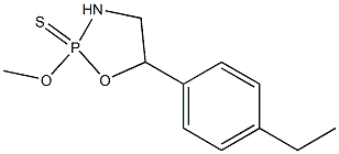 2-Methoxy-5-(4-ethylphenyl)-1,3,2-oxazaphospholidine-2-sulfide Struktur