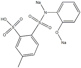 N-(2-Sodiooxyphenyl)-N-sodiosulfo-4-methylbenzenesulfonamide|