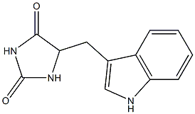 5-(1H-Indole-3-ylmethyl)hydantoin,,结构式