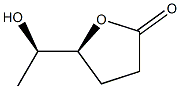 (5S)-5-[(1R)-1-ヒドロキシエチル]-4,5-ジヒドロフラン-2(3H)-オン 化学構造式