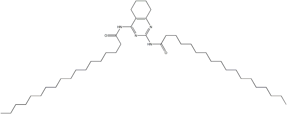 N,N'-[(5,6,7,8-Tetrahydroquinazoline)-2,4-diyl]bis(octadecanamide) Structure