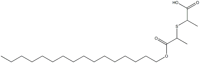 2,2'-チオビス(プロピオン酸ヘキサデシル) 化学構造式