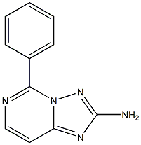 2-Amino-5-[phenyl][1,2,4]triazolo[1,5-c]pyrimidine,,结构式