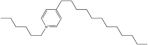 1-Hexyl-4-dodecylpyridinium Structure