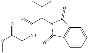 [[3-Methyl-2-[(1,3-dihydro-1,3-dioxo-2H-isoindol)-2-yl]butanoyl]amino]acetic acid methyl ester