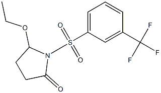 5-Ethoxy-1-[[3-(trifluoromethyl)phenyl]sulfonyl]pyrrolidin-2-one|