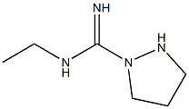 1-(N-Ethylamidino)pyrazolidine Struktur