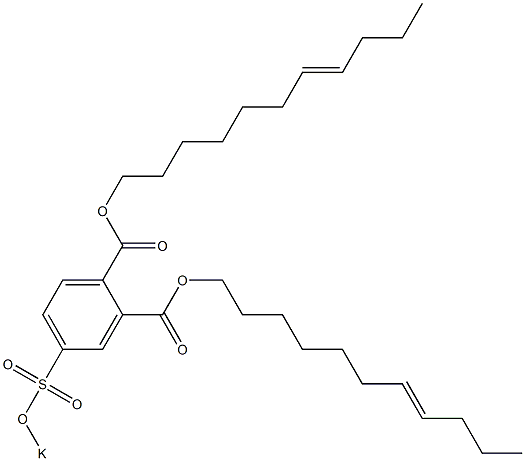 4-(Potassiosulfo)phthalic acid di(7-undecenyl) ester