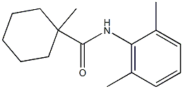 N-(2,6-Dimethylphenyl)-1-methylcyclohexane-1-carboxamide Struktur