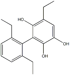 5-Ethyl-3-(2,6-diethylphenyl)benzene-1,2,4-triol