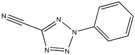 2-フェニル-2H-テトラゾール-5-カルボニトリル 化学構造式