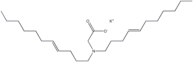 N,N-Di(4-undecenyl)glycine potassium salt Struktur