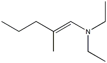 1-(Diethylamino)-2-methyl-1-pentene Structure