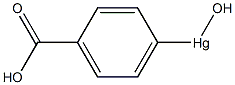 p-Hydroxymercuribenzoic acid 结构式