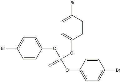 Phosphoric acid tris(4-bromophenyl) ester Struktur