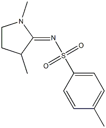1,3-Dimethyl-2-(tosylimino)pyrrolidine Struktur