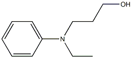 N-Ethyl-N-(3-hydroxypropyl)aniline,,结构式