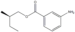  (-)-m-Aminobenzoic acid (R)-2-methylbutyl ester