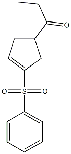 4-Propionyl-1-(phenylsulfonyl)-1-cyclopentene|