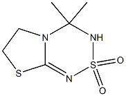 3,4,6,7-Tetrahydro-4,4-dimethylthiazolo[2,3-c][1,2,4,6]thiatriazine 2,2-dioxide,,结构式