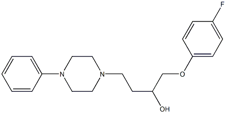 1-(4-Fluorophenoxy)-4-[4-[phenyl]-1-piperazinyl]-2-butanol