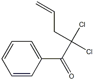 2,2-Dichloro-1-phenyl-4-penten-1-one Structure