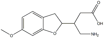 4-Amino-3-[(2,3-dihydro-6-methoxybenzofuran)-2-yl]butyric acid