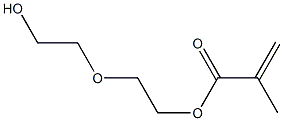 Methacrylic acid 5-hydroxy-3-oxapentane-1-yl ester Structure