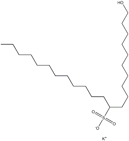 1-Hydroxytricosane-11-sulfonic acid potassium salt|