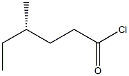 [S,(+)]-4-Methylhexanoyl chloride Structure