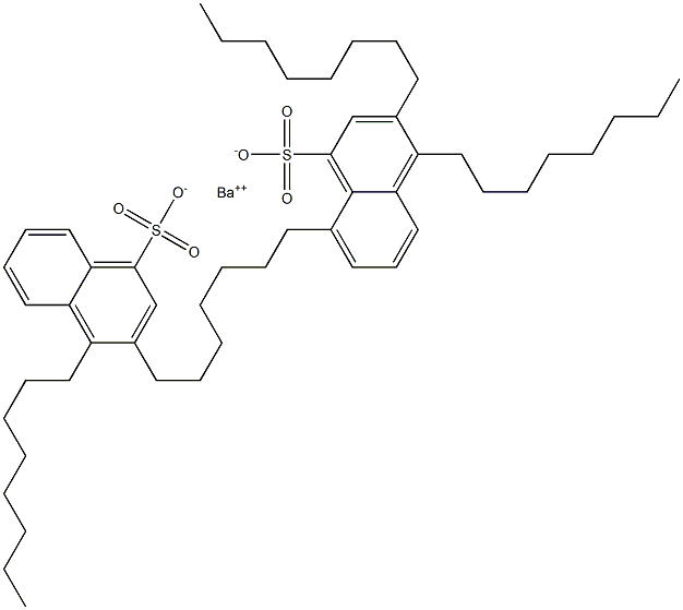 Bis(3,4-dioctyl-1-naphthalenesulfonic acid)barium salt