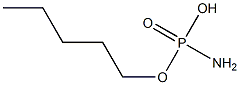 Amidophosphoric acid hydrogen pentyl ester,,结构式