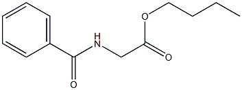 N-Benzoylglycine butyl ester Struktur