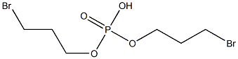 Phosphoric acid hydrogen bis(3-bromopropyl) ester,,结构式