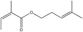 2-メチルイソクロトン酸4-メチル-3-ペンテニル 化学構造式